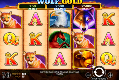 Hướng dẫn chơi game Wolf Gold tại nhà cái K8